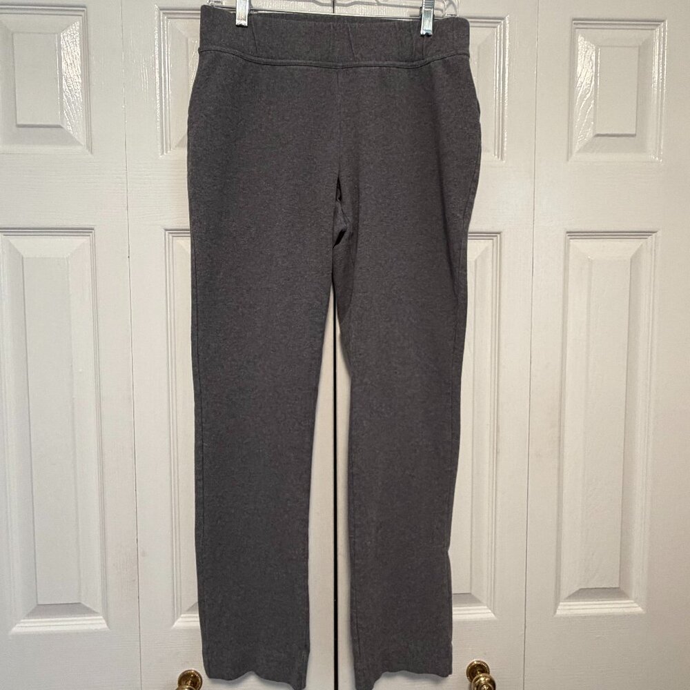 LANDS' END Women's Starfish Mid Rise Slim Leg Elastic Waist Pull On Pants